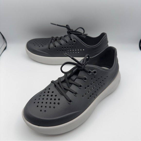 Crocs Womens InMotion Black/Atmosphere Pacer Sneakers 7 - Picture 2 of 7